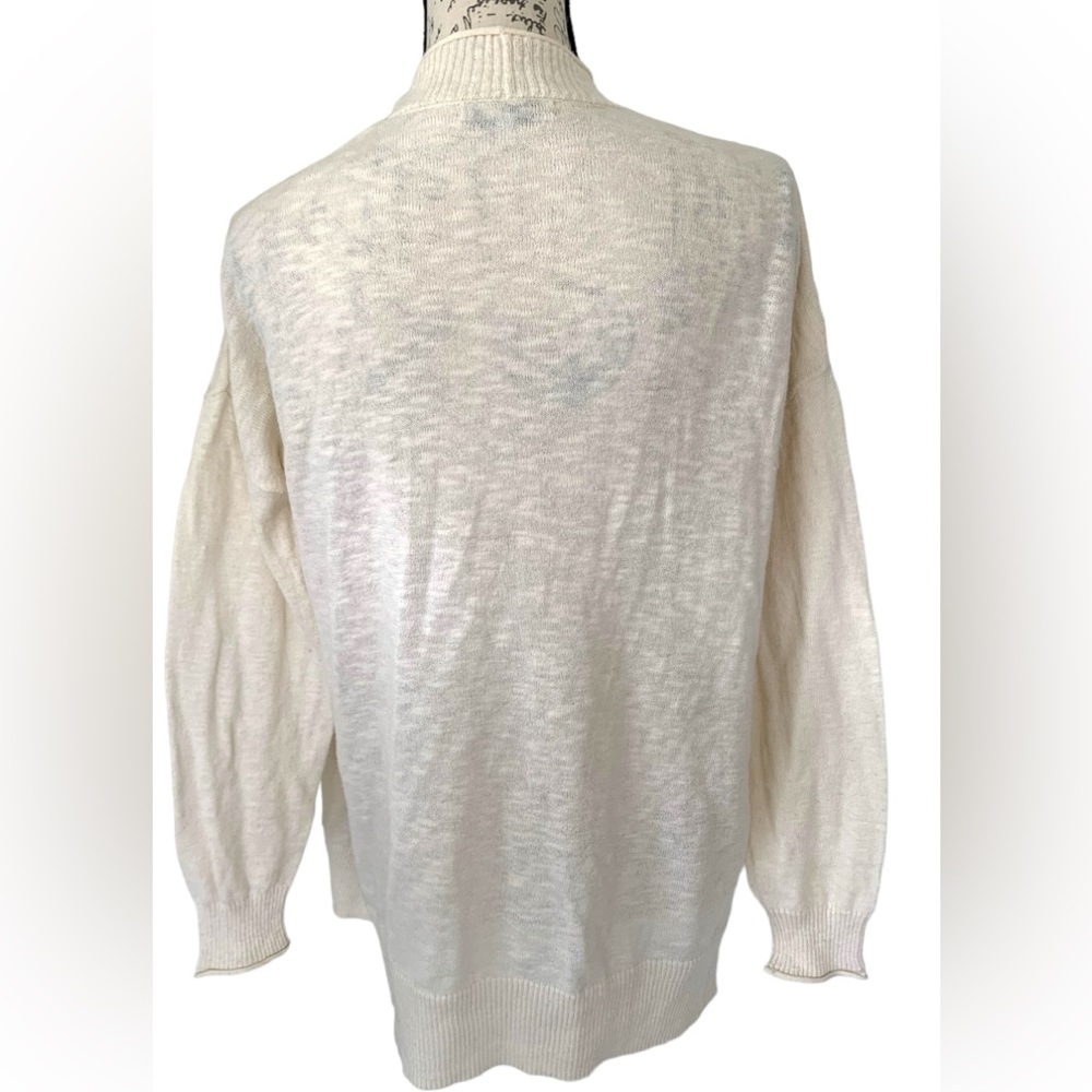 Madewell Bradley Cardigan Sweater Cream Size S - Picture 4 of 9
